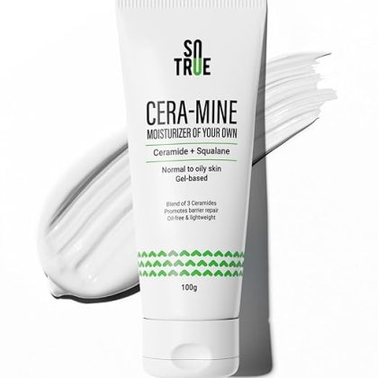 Sotrue Ceramide Gel Face Moisturizer for Oily & Acne Prone Skin | Oil-Free Gel Moisturizer With Squalene |Fast Absorbing For Women & Men | 100g