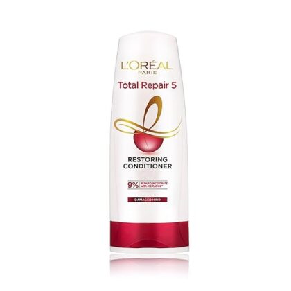 L'Oreal Paris Conditioner, For Damaged and Weak Hair, With Pro-Keratin + Ceramide, Total Repair 5, 180ml