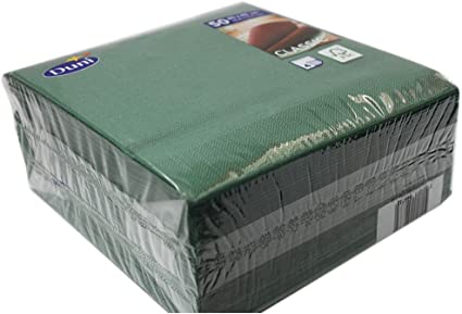 40cm 4ply Classic Napkins Dark Green (6x50)