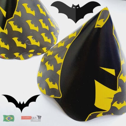 chapéu de aniversário batman festa animada