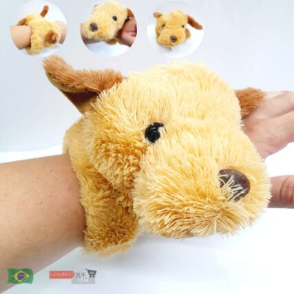 urso de pelúcia pulseira cachorro – Bicho de Pelúcia bracelete dog