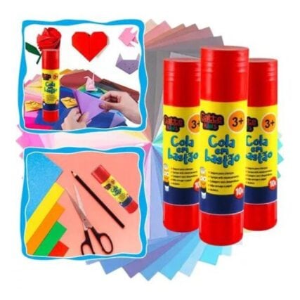 Cola Escolar Bastão Gatte Kids 10g Pequena – Não enruga o papel
