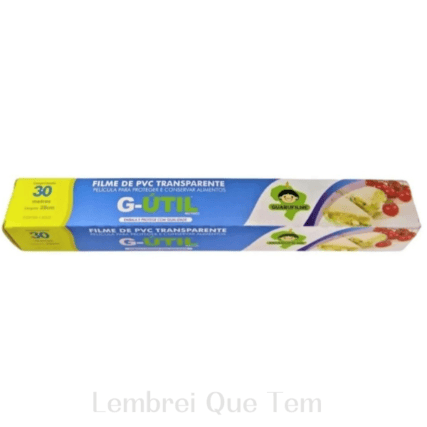 Filme pvc Guarufilme G-Util 28cmx30m