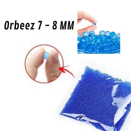 Refil 5000 Bolinha de Gel Orbeez para arminha brinquedo lançador 7-8mm Orbis esfera Hidrogel