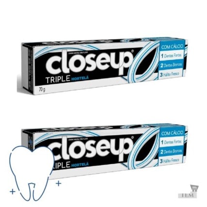 CREME DENTAL CLOSEUP TRIPLE HORTELA 70G