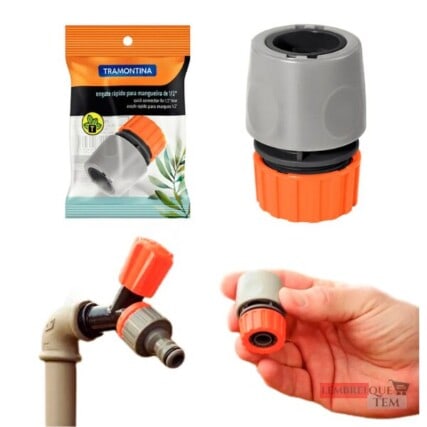 Engate Rápido Para Torneira Adaptador Femea Click Tramontina