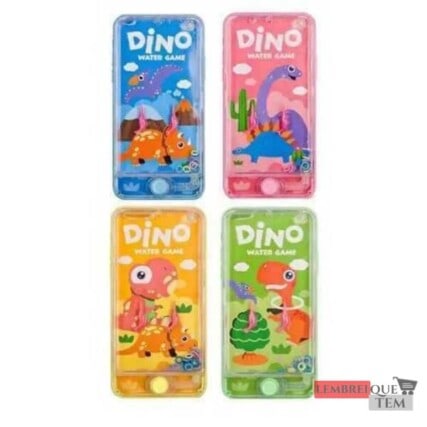 Jogo acqua dino – argolas nos pinos com jatos de água