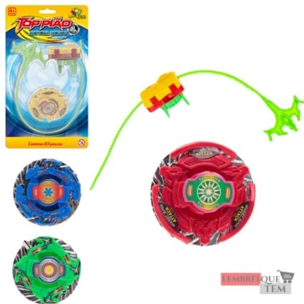 Beyblade piao de batalha com lançador – lança disco Brinquedo toppião