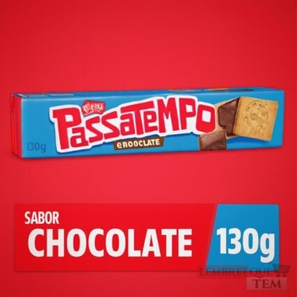 Biscoito Nestlé Recheado Passatempo Chocolate 130g