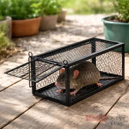 Armadilha Gaiola Rato Camundongo Roedores Ratoeira
