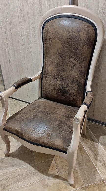 Fauteuil Voltaire relooké - 14 relookings beaux et originaux