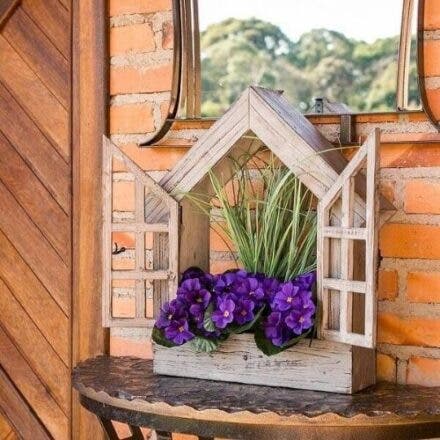 10. Pequeña jardinera para colocar en el aparador de la entrada