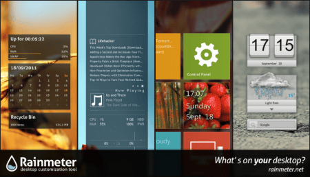 Je desktop aanpassen met gratis Rainmeter software