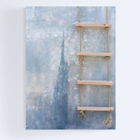 skyline ladder painting kristin llamas