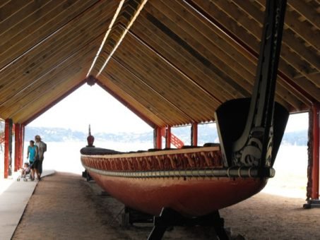 Waka at Waitangi Treaty Grounds