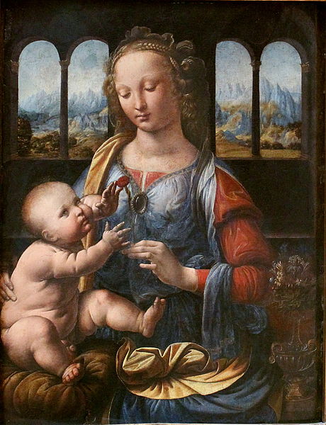 Leonardo da Vinci'nin az bilinen tabloları karanfil madonna