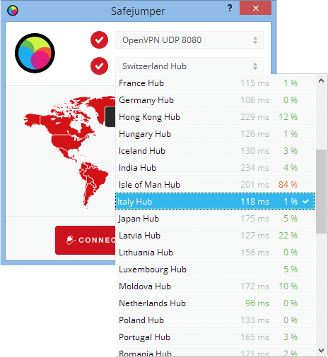 server selection tool