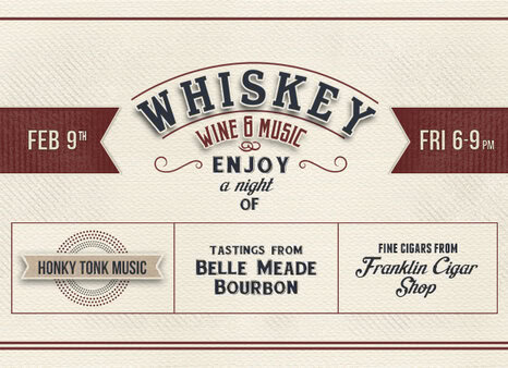 whiskey wine music