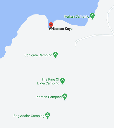 gelidonya feneri kamp alanı