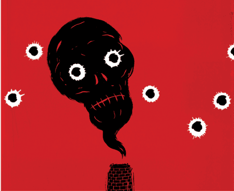 Illustration of Skull Cloud