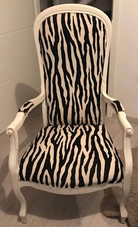 Fauteuil Voltaire relooké - 14 relookings beaux et originaux