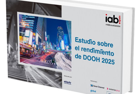 Infografía del Estudio sobre el Rendimiento de DOOH 2025 – IAB Spain