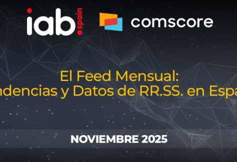 Comscore: feed mensual RRSS noviembre 2025
