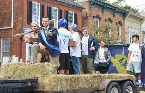 Lambda Chi Alpha 2015 float at the homecoming parade.