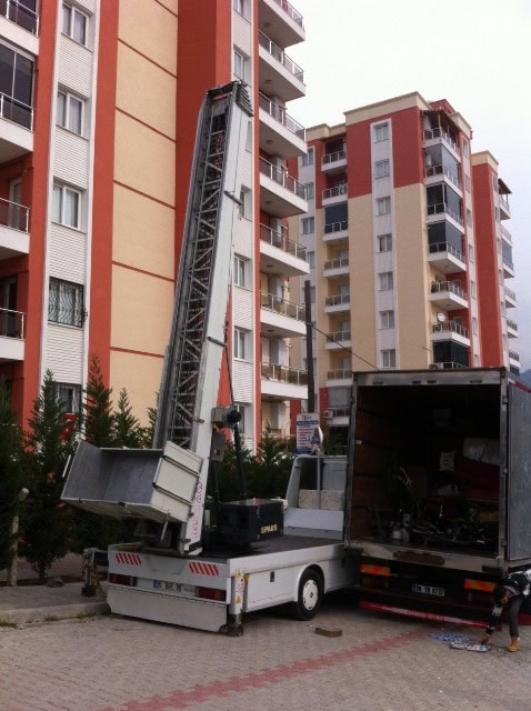 asansörlü taşıma istanbul bodrum nakliyat