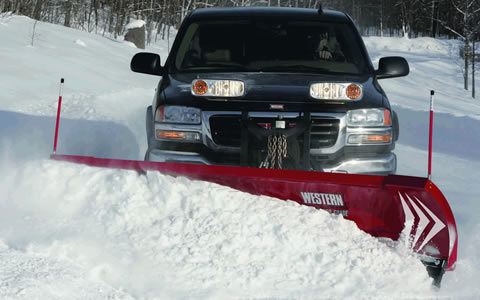 Snow Removal Plow Truck