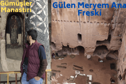 Gümüşler Manastırı Gülen Meryem Ana Freski Gümüşler Manastırı Gülen Meryem Ana Freski