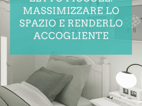 camera da letto piccola moderna con letto contenitore