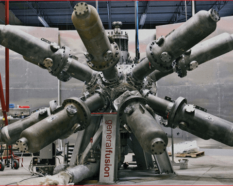 A prototype of a magnetized target fusion reactor being developed by General Fusion of Vancouver