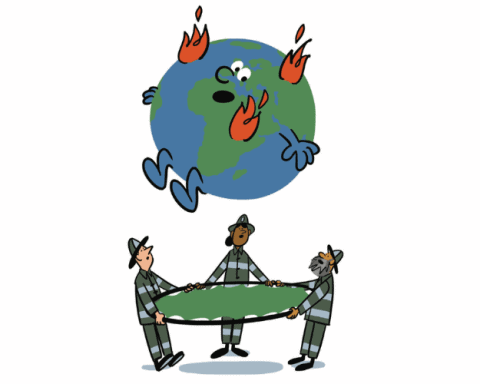 Save the planet Illustration by Kyle Metcalf