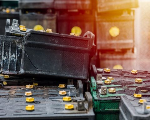 Used EV car batteries