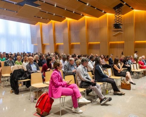 Attendees at Toronto Climate Week's opening event
