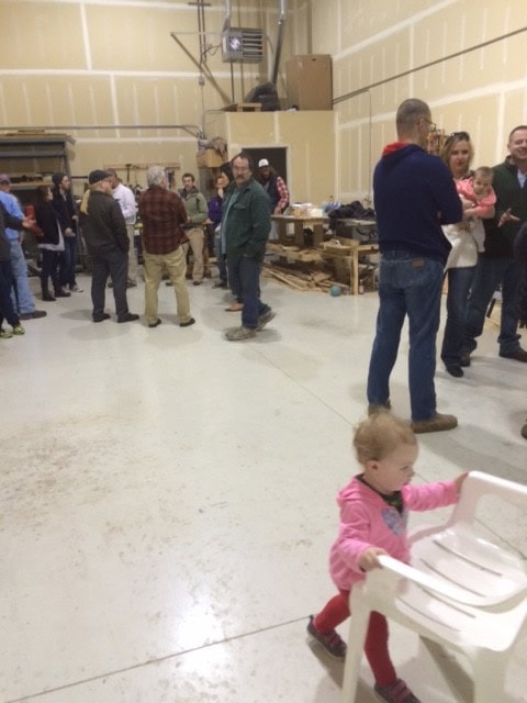 One of out tiny house meetups, Hazel ran the show!