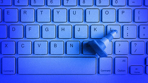 Keyboard with warning