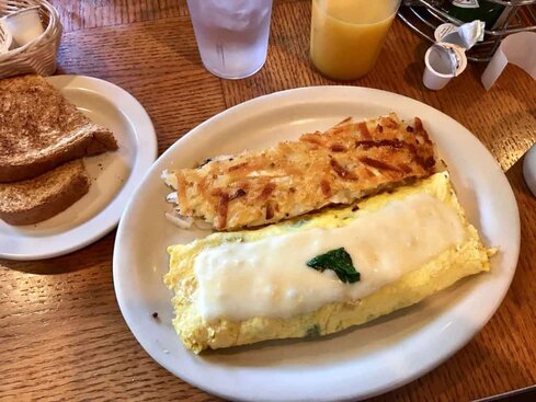 wall street diner omelette