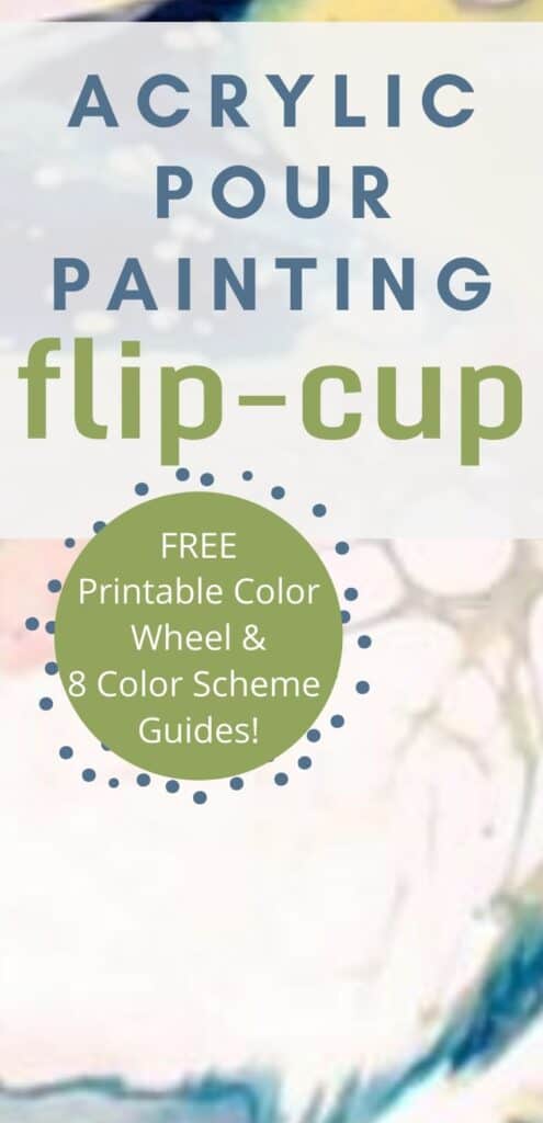 Acrylic Paint Pouring Flip-cup