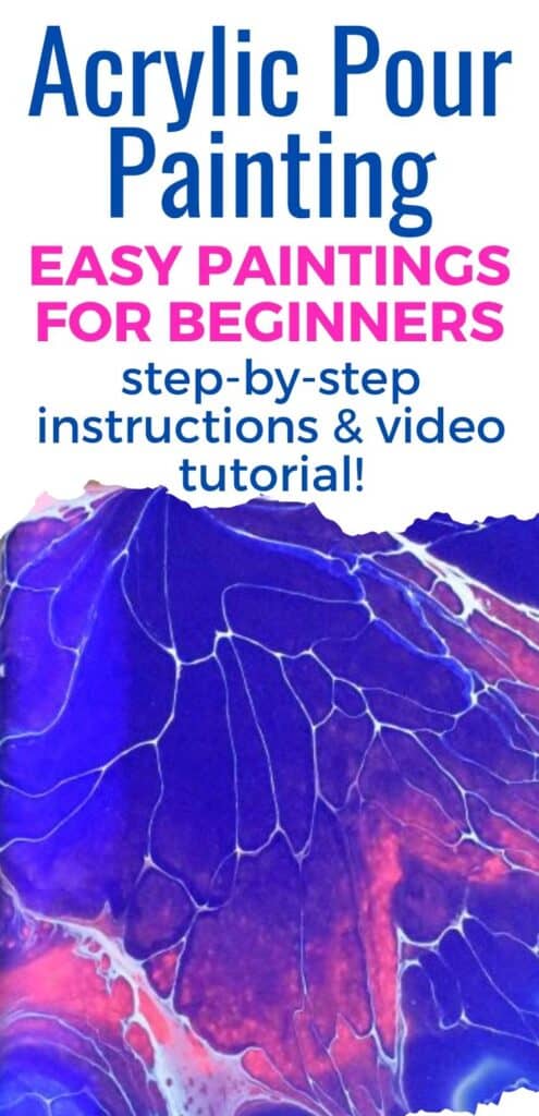 Acrylic Pour Painting Easy Paintings for Beginners2