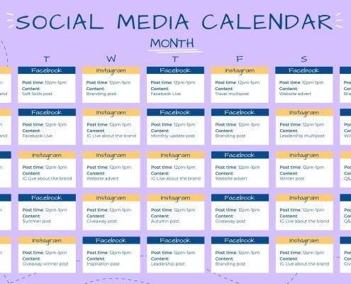 نحوه ساخت تقویم محتوا