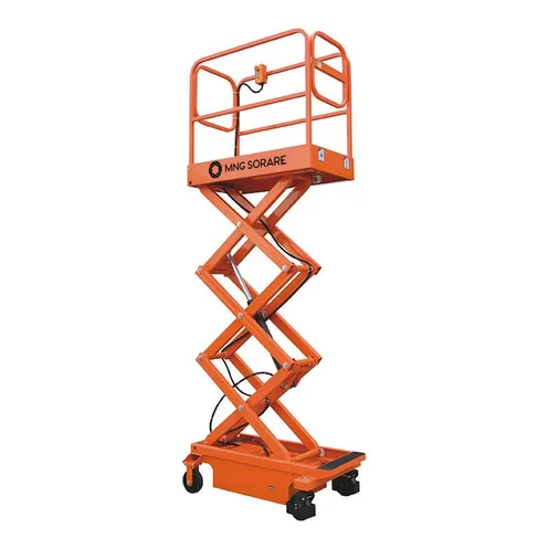 Petite nacelle ciseaux 6m semi électrique