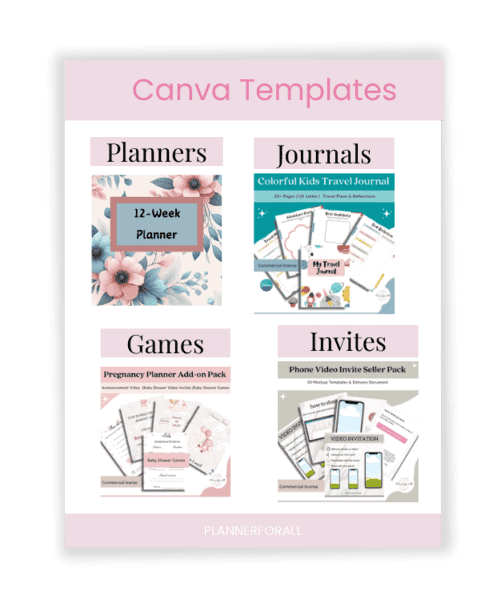 Best Canva templates to sell on Etsy