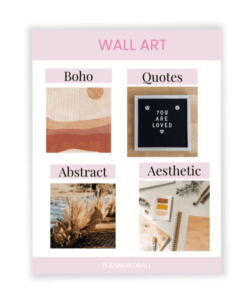 wall art is one of the best digital products to sell on Etsy