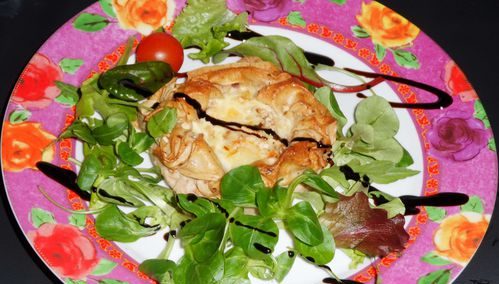 photo de camembert en croûte de brick