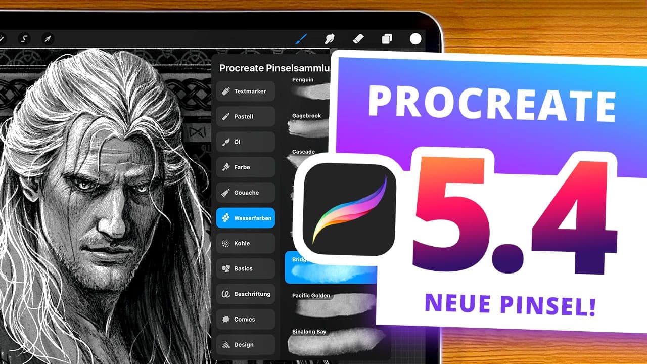 YOUTUBE | Procreate 5.4 Update: ALLE neuen Features erklärt