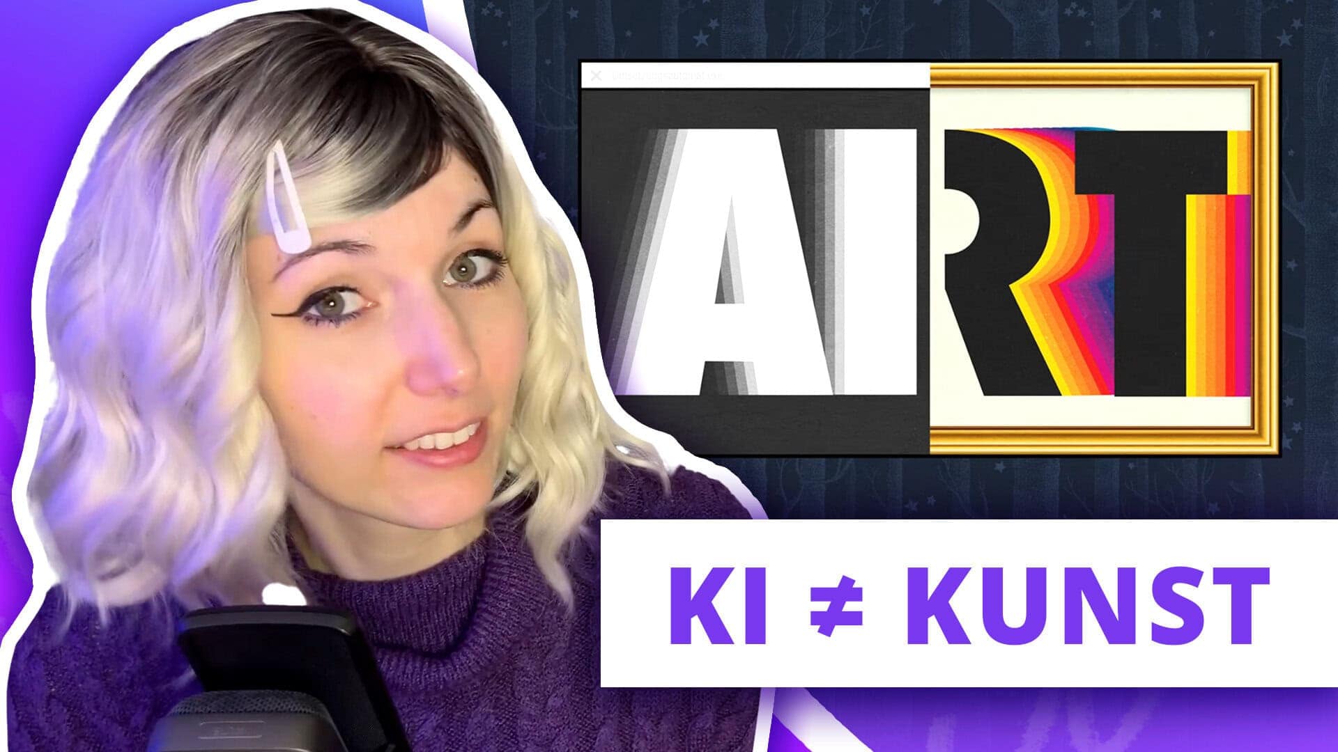 YOUTUBE | KI & Kunst: Warum der Vergleich mit Werkzeugen nicht reicht | Art React