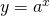Rendered by QuickLaTeX.com y = a^x