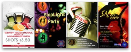 How to Run a Bar - Promotion Posters
